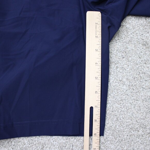 Callaway Shorts NWT Mens 33 Blue Opti-Dri Golf Stretch 9" inseam Flat Front - Picture 4 of 12